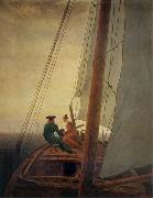 Caspar David Friedrich The Sailboat USA oil painting artist